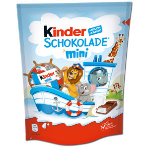 Kinder Schokolade Mini น้ำหนัก 120 กรัม 1 ห่อ มี 12 ชิ้น BBF.19/12/26
