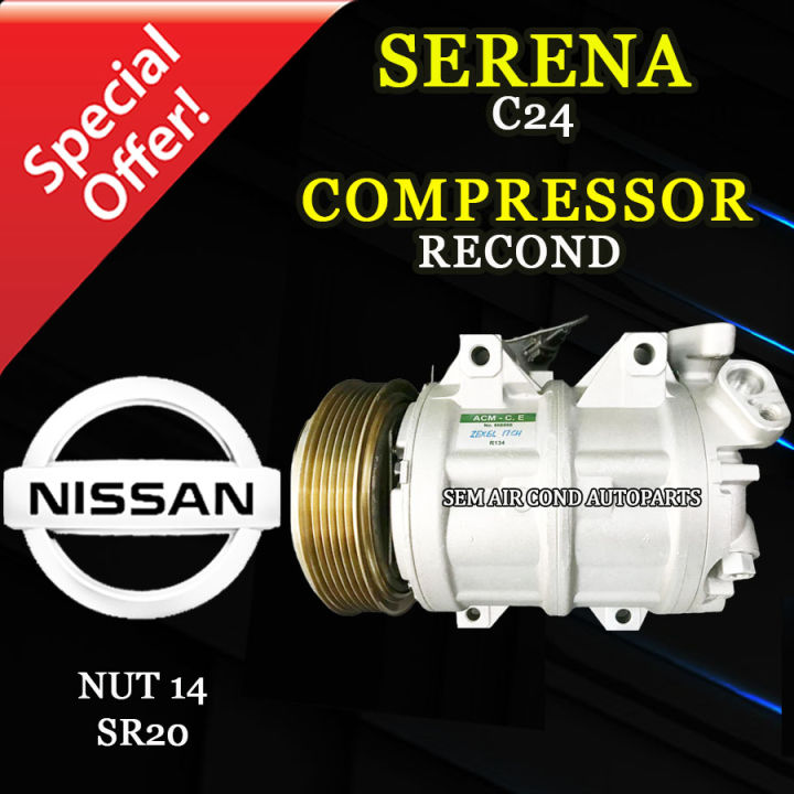 Sr20 Spring Compressor NISSAN SERENA C24 2000-2004 YEAR LEG 14 NUT SR20 6PK ZEXEL RECOND ...