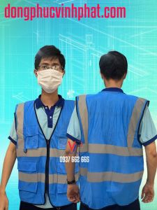 Áo Lưới Gile Phản Quang BẢO HỘ LAO ĐỘNG  palide cao cấp Cho Công nhân Công trình Thợ Xây Vệ sinh Kĩ Sư Xây Dựng ÁO PHẢN QUANG BAN ĐÊM PHÁT SÁNG