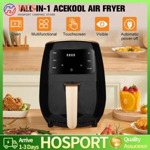【HCS】6L Touch Screen Oven Multifunctional Electric Oilless Cooker Automatic Oil Free Air Fryer Large Capacity for Baking