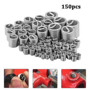 150pcs Stainless Steel Thread Repair M3-8 Coiled Wire Insert Repair Kit ET Durable