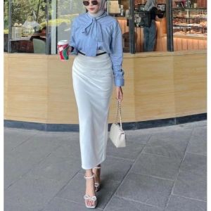 COZYBISS - LONG MAXI MAHALINI SKIRT / ROK WANITA PANJANG SPAN ROK WANITA PANJANG SPAN / PREMIUM / TERMURAH BISA COD