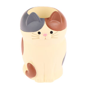 godessing 1Pc Japan Style Glasses Mobile Phone Holder Stationery Desktop Cat Decoration Collectible Home Decor Resin Craft Ornaments