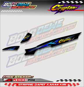 STRIPING VARIASI YAMAHA CRYPTON / STICKER LIST MOTOR YAMAHA CRYPTON