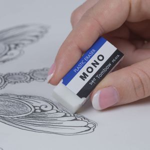 Cục Gôm Tẩy Bút Chì American Tombow Mono Eraser 1 cục màu trắng