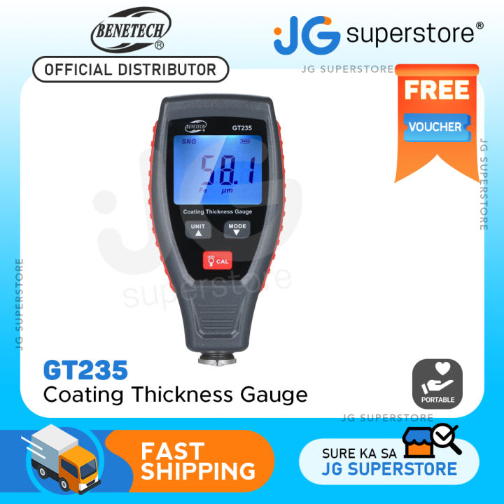 Benetech GT235 LCD Coating Thickness Car Paint Depth Gauge Meter for ...
