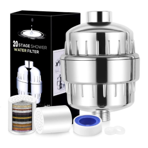 Gia đình phổ thông Bộ lọc vòi hoa sen nước cứng lọc thiết bị làm mềm nước phòng tắm Máy lọc nước thay thế dễ dàng để sử dụng