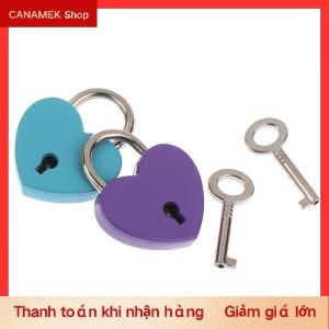 CS Ổ khóa hình trái tim ổ khóa kim loại hành lý có khóa cho hộp trang sức sổ nhật ký