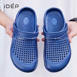 Dép sục Cross bít mũi Nam Nữ đi mưa đi biển siêu nhẹ lỗ thoáng khí SL017 iDEP (TĂNG 1 SIZE)