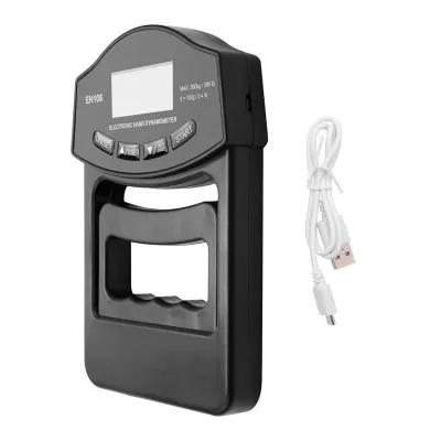 SG Stock 396Lbs/180Kg Grip Strength Tester Digital Hand Dynamometer USB LCD Screen Hand Grip for Power Training sport