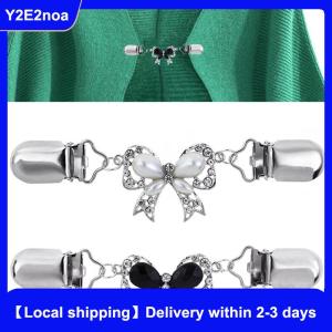 【Local shipping】 Fashion Bow Cardigan Sweater Blouse Pin Shawl Brooch Clips Duck Scarf Clasps