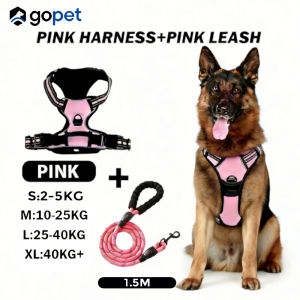 ✨ Y-Shaped Tactical Dog Harness Anti-Pull Heavy-Duty & Durable with Leash – For Large/Strong Dogs ✨
