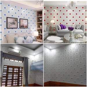 Xốp Dán Hoa Văn 3D Kích Thước 35x35cm