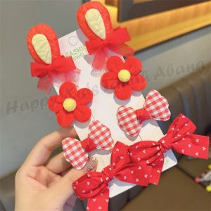JEPIT RAMBUT ANAK PEREMPUAN / AKSESORIS RAMBUT ANAK LUCU KEKINIAN / SET JEPITAN ANAK ISI 8PCS