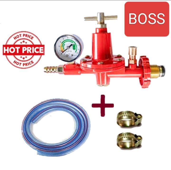 หัวปรับแก๊ส แรงดันสูงBOSS Model HSG999 หัวเร่งระบบตัดแก๊สอัตโนมัติเมื่อ ...