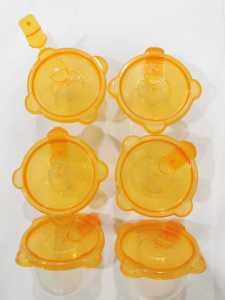 Jusco Microwave Food Container 6 pcs Medium JS 8193