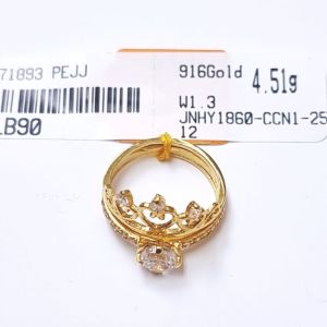 JIN JING CINCIN BATU 2IN1 SIZE 9-16 EMAS 916 TULEN 4.34G-4.89G