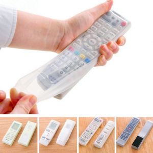 Silicone Remote Control Cover Case Transparent Silicone TV Remote Control Cover Protective Holder Household Accessories