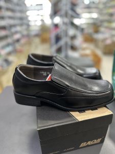 H คัชชู รองเท้าราชการ รองเท้าสีดำ หนังดำ Size 39-47 รุ่น BJ 3375