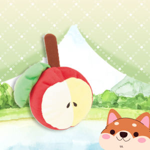 Petz Route Musical Small Dog Fluffy Toys with Rings | Animals & Fruits Design (6 Types)