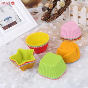 🚚【Local Express Delivery】🚚 6PCS Silicone Cake Cupcake Cup Cake Tool Bakeware Baking Silicone Mold Cupcake