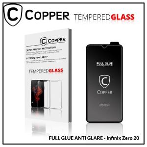 Infinix Zero 20 - COPPER Tempered Glass Full Glue ANTI GLARE - MATTE Anti Gores Layar