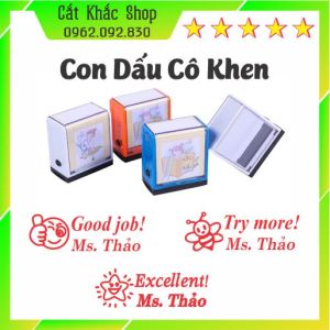 Con Dấu cô khen mẫu mã đa dạng làm theo yêu cầu