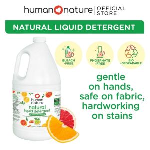 Human Nature Natural Liquid Detergent 1 gallon (No Harmful Chemicals)
