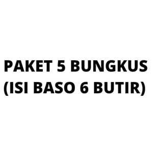 Baso Aci Garut Paket 5 Bungkus