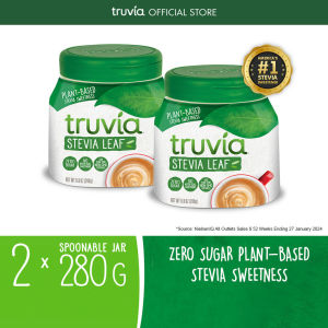 Truvia® 2-Pack Calorie-Free Sweetener Stevia Leaf Spoonable Jar