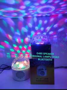 J480 ORIGINAL SPEAKER LAMPU DISCO DISKO BLUETOOTH LED TIDUR SLEEP NIGHT LAMP MUSIK MUSIC LIGHT PROJE