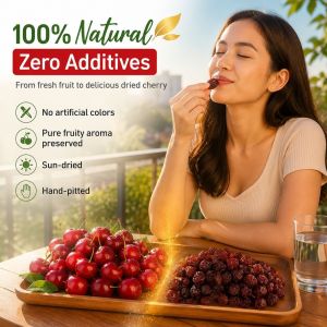 💜Delicious Dried Cherries Premium Seedless Sweet and Sour Chewy Texture No Preservatives a Healthy Snack