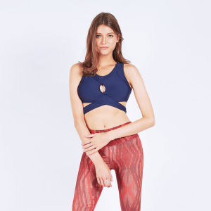 FUNFIT Crossover Tie-Back Sports Bra/ Crop Top (Variety Colour)