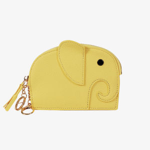 Cute Animal Cartoon Clip Coin Purse Bag leather Wallet Ladies Large Capacity card holder bag wallet for women