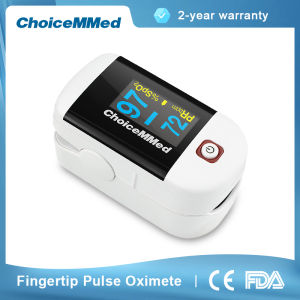 ChoiceMMed Fingertip Pulse Oximeter Dual Color LED Display Digital Blood Oxygen Saturation Heart Rate Monitor