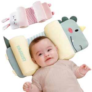 HELUVK Anti-deviation Head Baby Pillow Breathable Correction Newborn Buckwheat Shell Pillow Cartoon Baby Shaping Pillow Babies Aged 0 To 3