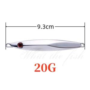 เหยื่อจิ๊ก ขนาด 10 กรัม ถึง 80 กรัม เหยื่อจิ๊กสีโครเมี่ยม Micro jig เหยื่อตกปลาทะเล ไมโคจิ๊ก เหยื่อจิ๊ก R131