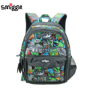 Australia smiggle original childrens schoolbag boys Dinosaur modeling cool backpack Kids Name bags Comes with letter card