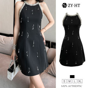 ZYHT eravogue đầm nữ đầm body đầm sang chảnh dự tiệc chân váy nữ đầm váy đen sang chảnh 9517