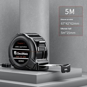 Pita pengukur kelas industri presisi tinggi bahan baja tahan karat alat ukur tahan airpita pengukur baja instrumen 5M/7.5M/10M