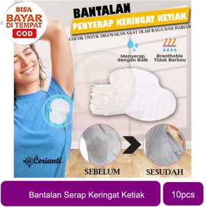 [isi 10]  Bantalan Ketiak Armpit Sweat Pad / Pad Alas Ketiak Anti Keringat Cerianti Lynn Design