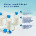 BKA Botol Kaca ASI isi 14 Pcs [Free 2 Pcs] - Wadah ASI Tahan Lama. 