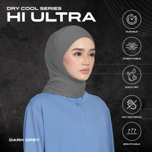 HiHijab - HiUltra Dry-Fit Microfiber Tie Back Inner Bertali Sport Hijab Instant Shawl