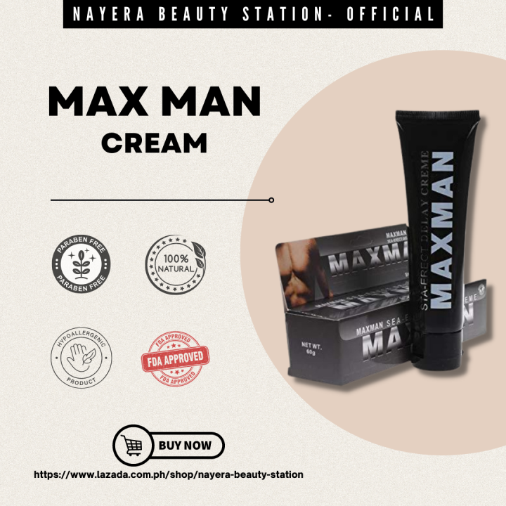 Original Maxmen Pure Natural Penis Enhancer Enlarger Cream for Men