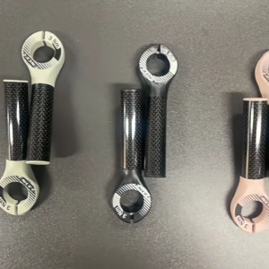 1 Pair Ergonomic Design 22.2mm Cyling Bike Mountain Bike Handlebar Grips Ends Carbon Fiber Handlebar Ends Bar Grips Ends