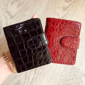 DOMPET WANITA Korea Dompet Kartu Croco/KROKODIL 14 Slot Kualitas import BATAM