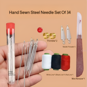 Sewing Tools Set Big Eye Sewing Needles Steel Needles Handmade Slim Sewing Set