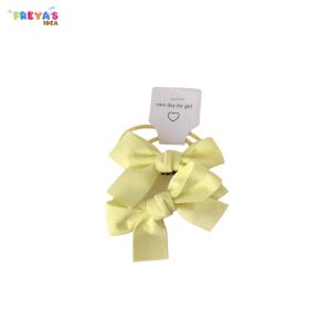 FR-C950 Ikat Rambut Pita 2Pcs Wanita Kunciran Korea / Set Karet Rambut Anak Lucu Motif Pita / Kuncir