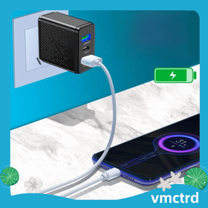VMCTRD Portable 3 Port USB Transformer Charger Wall Charger Adapter ...