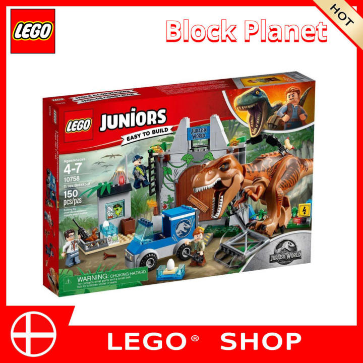 【Official】 LEGO 10758 Juniors/4+ Jurassic World T. rex 150pcs 4+ -Block ...